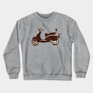 Retro Vintage Scooter Crewneck Sweatshirt